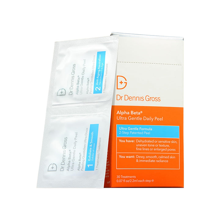 Dr. Dennis Gross front packaging showing 30 treatments and quick benefits