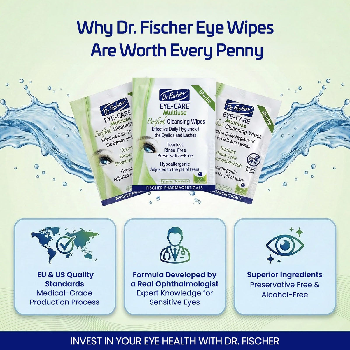 Dr. Fischer inner label ingredients view for transparency and safety