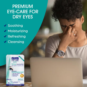 Dr. Fischer open wipe texture close-up showing soft fabric and gentle cleansing