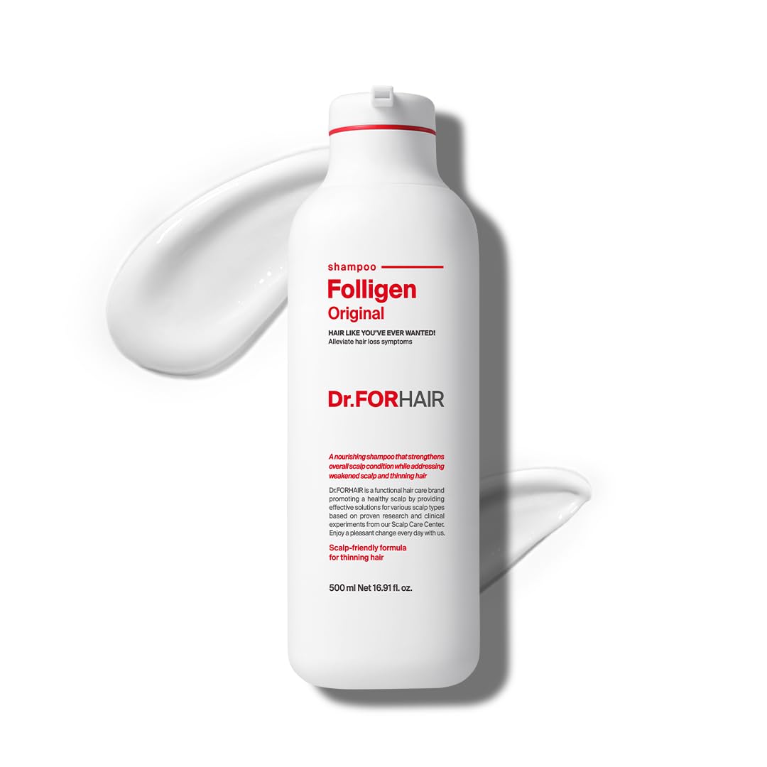 DR.FORHAIR front bottle view showing label and size, clear product identity benefit