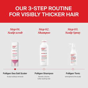 DR.FORHAIR scalp-application scene demonstrating targeted cleansing benefit