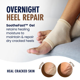 Dr. Frederick's close-up of gel lining showing moisturizing texture and absorption