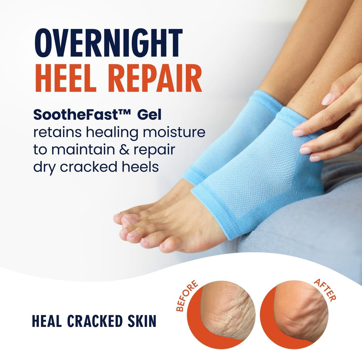 Dr. Frederick's close-up of gel lining showing deep hydration action