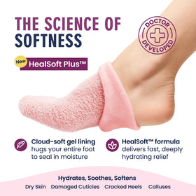Dr. Frederick's close-up of HealSoft Plus gel lining highlights rich moisturizing contact