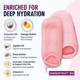 Dr. Frederick's detail of soft outer fabric demonstrating cozy, non-irritating comfort