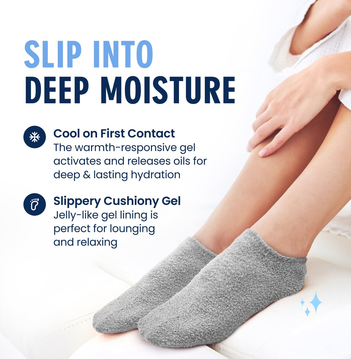 Dr. Frederick's before and after heel detail illustrating softer skin