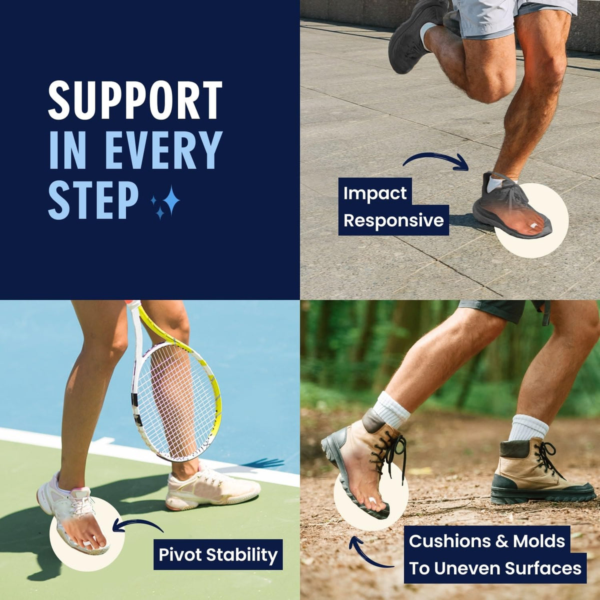 Dr. Frederick's Original corrector inside shoe reducing friction and pressure