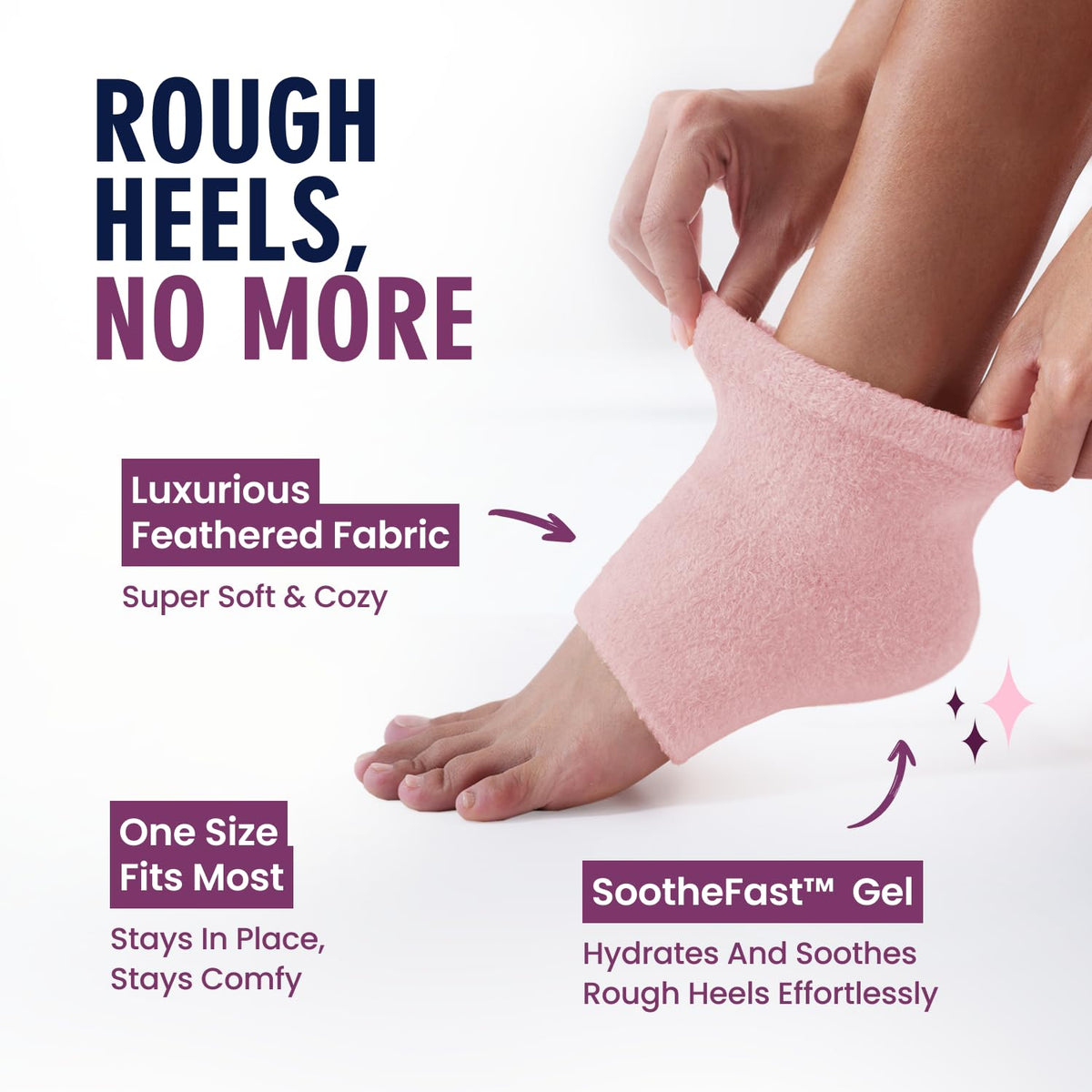 Dr. Frederick's plush outer texture highlighting cozy comfort and warmth