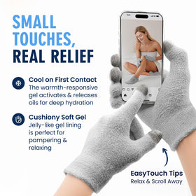 Dr. Frederick's EasyTouch fingertip demonstrating touchscreen use