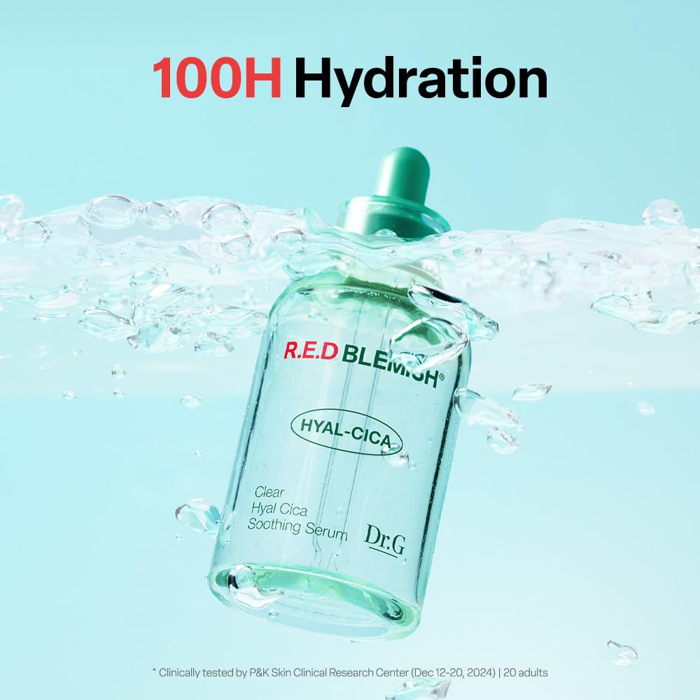 Dr.G 1.69 fl oz bottle beside a ruler to show exact size and portability