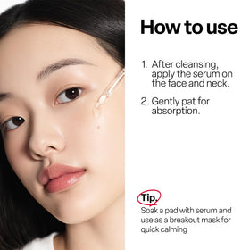 Dr.G before and after graphic displaying calmer, more even-looking skin
