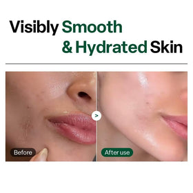 Dr. G hyaluronic acid and ceramide ingredient visuals for hydration benefit