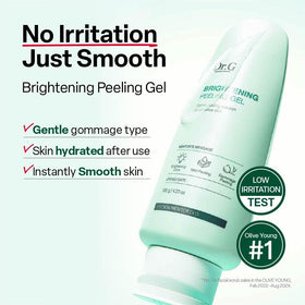 Dr. G gel texture close-up illustrating gentle exfoliating consistency