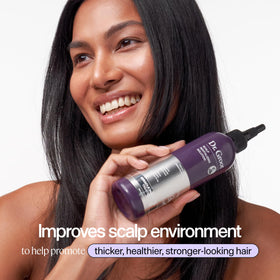 Dr. Groot after wash showing smoother-looking hair and easier styling
