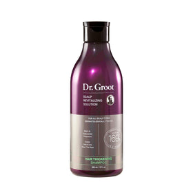 Dr. Groot front bottle view showing product and volumizing benefit