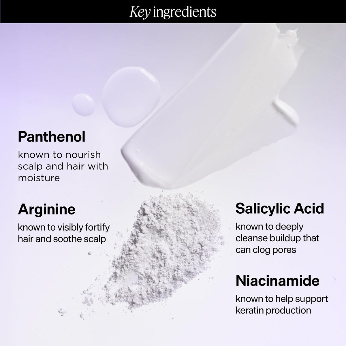 Dr. Groot label closeup showing active ingredients and gentle formulation