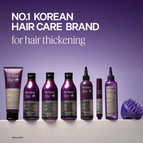 Dr. Groot scalp massage application illustrating improved circulation and comfort