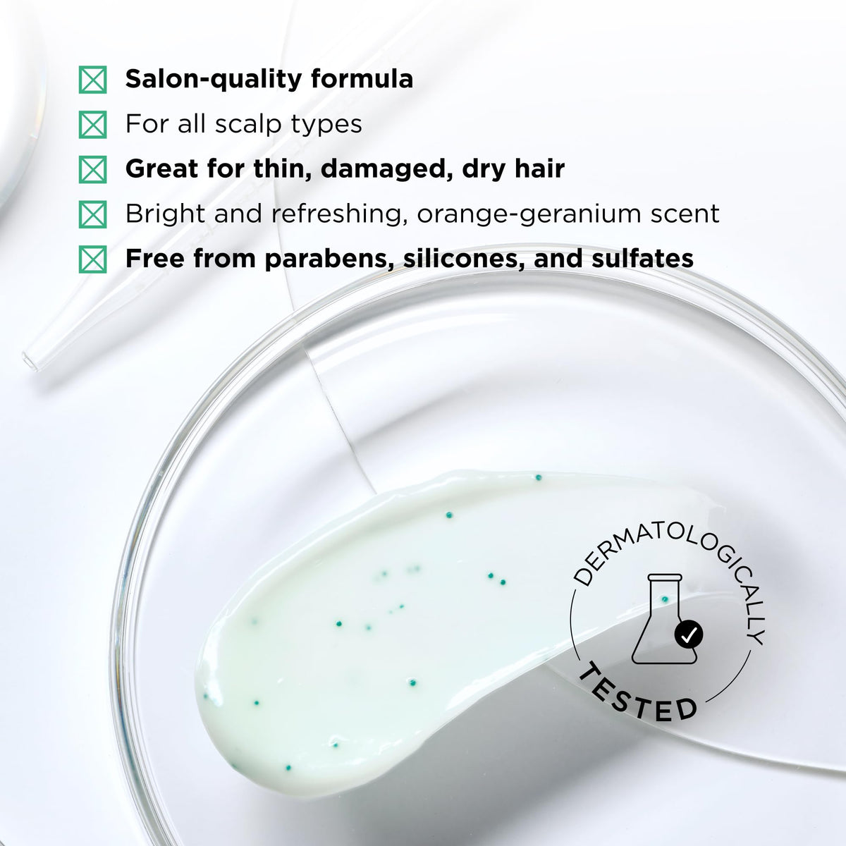 Dr. Groot scalp massage demonstration promoting improved scalp circulation
