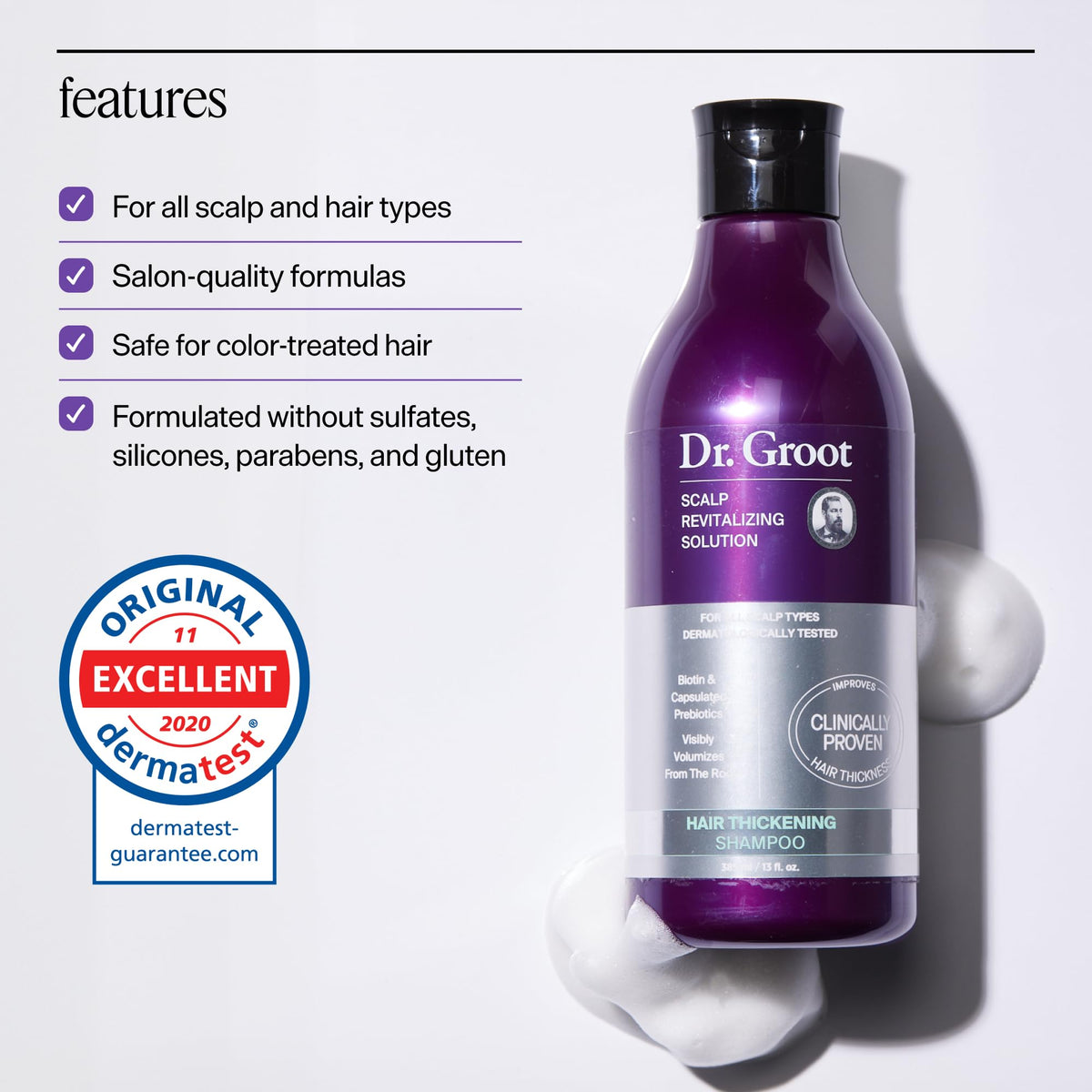 Dr. Groot size scale comparison illustrating bottle dimensions and value