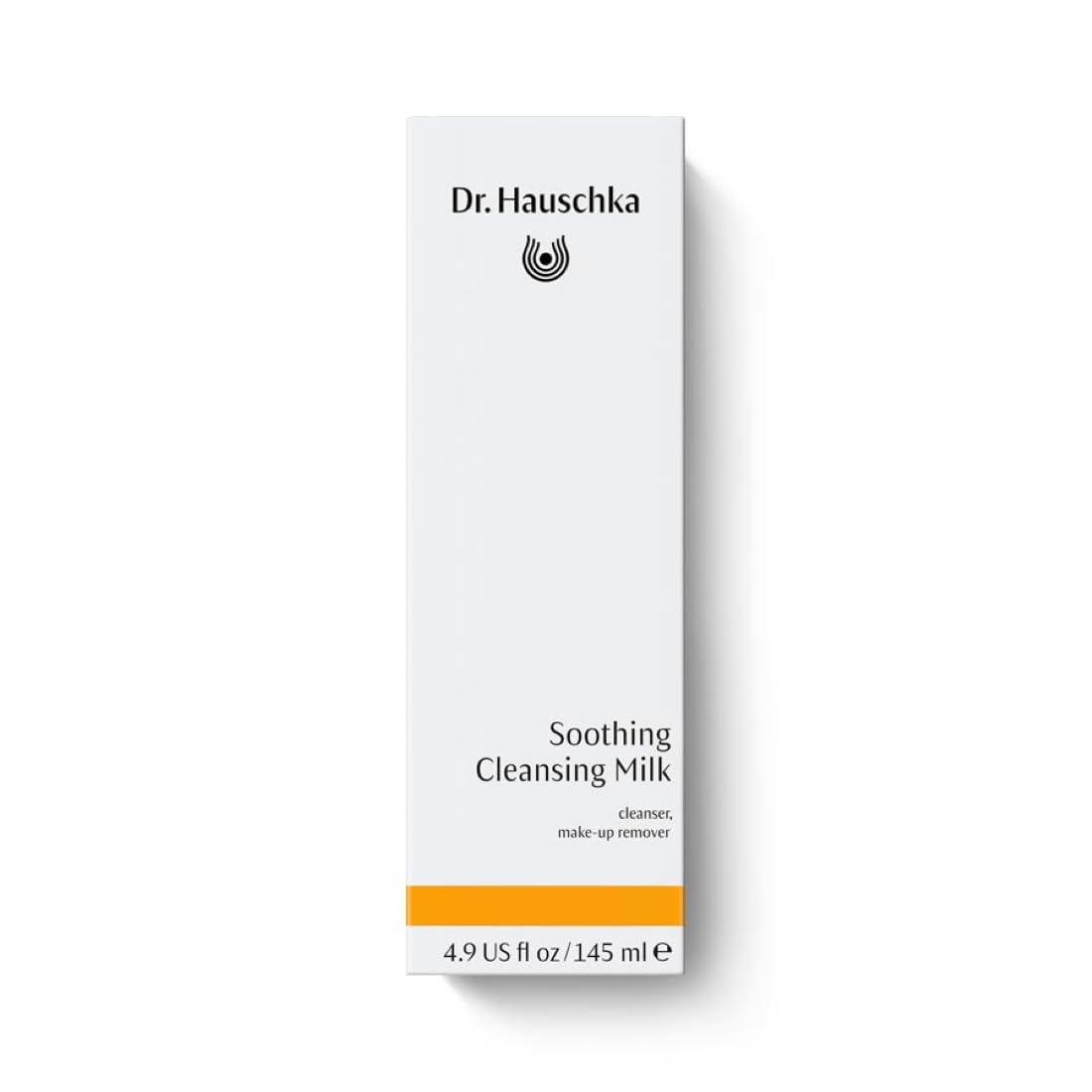 Dr. Hauschka pump dispensing creamy cleansing milk for easy application benefit