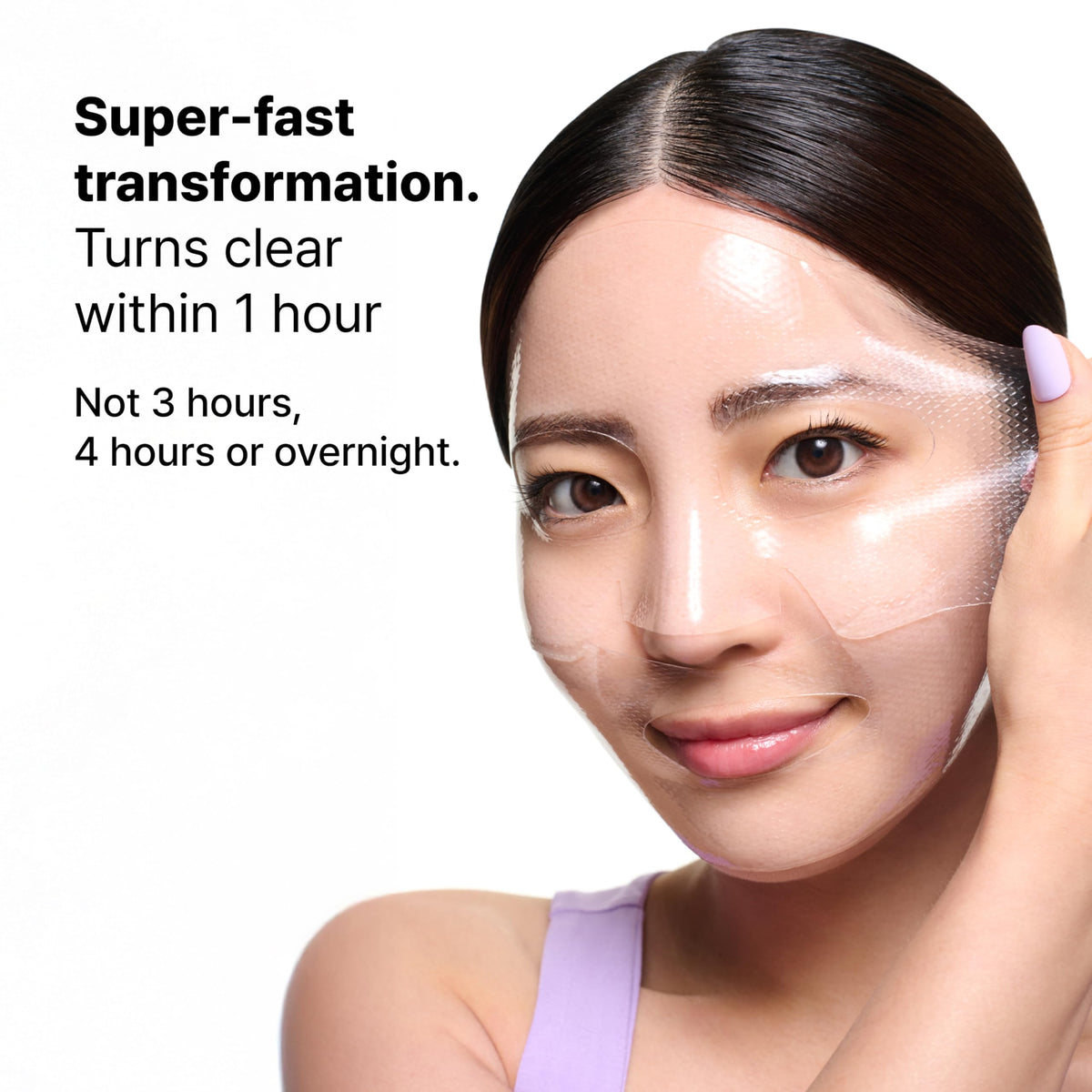Dr.Jart+ before and after comparison demonstrating improved skin elasticity