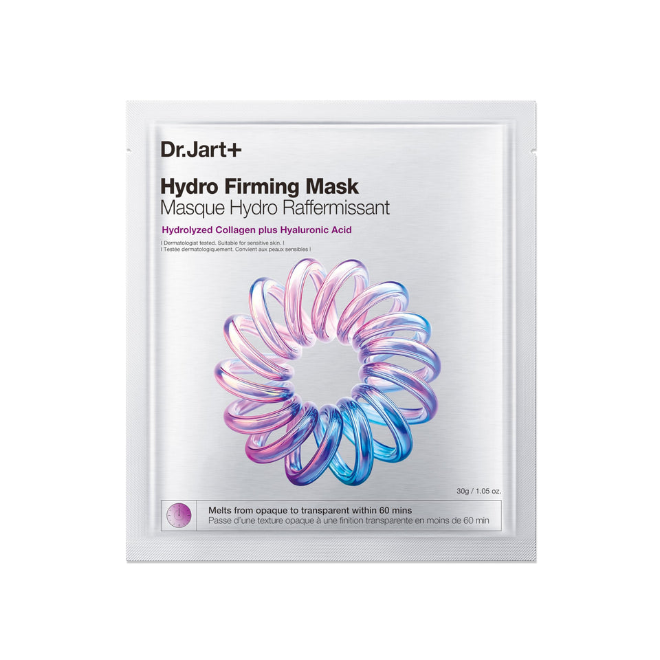 Dr.Jart+ front packaging showing brand and firming mask benefits
