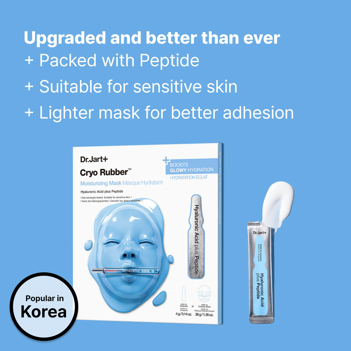 Dr.Jart+ ampoule serum dropper dispensing hyaluronic hydration benefit