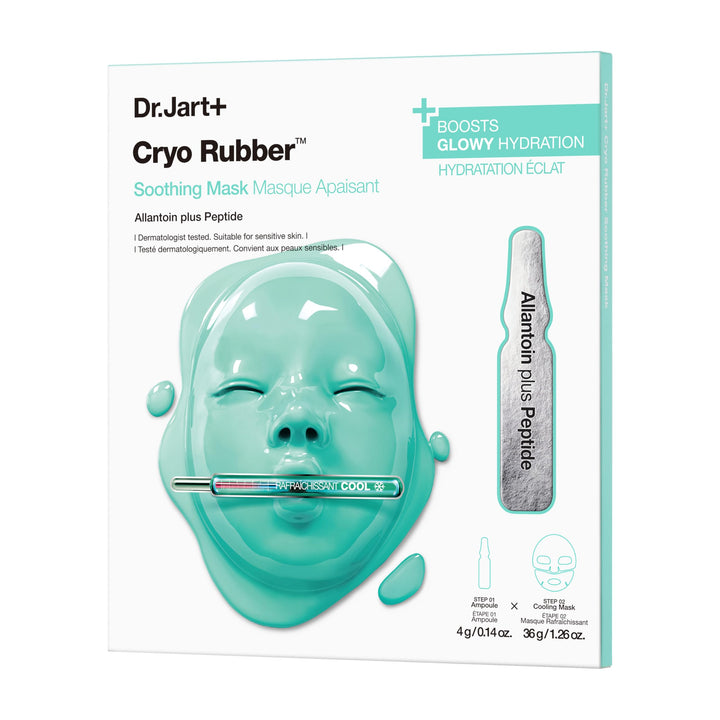 Dr.Jart+ box front showing product packaging and cooling mask benefit