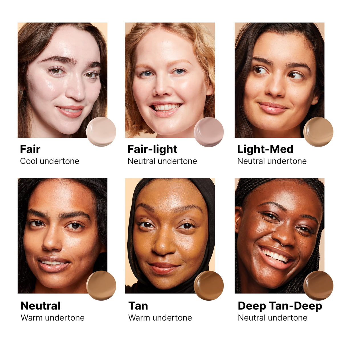 Dr.Jart+ half-face before and after showing natural coverage