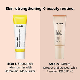 Dr.Jart+ on bathroom counter conveying quick morning routine