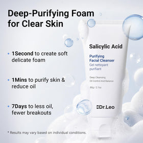 Dr.Leo in-use after workout wash removing sweat and excess oil