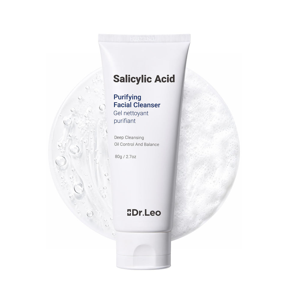 Dr.Leo front packaging showing cleanser benefits and size