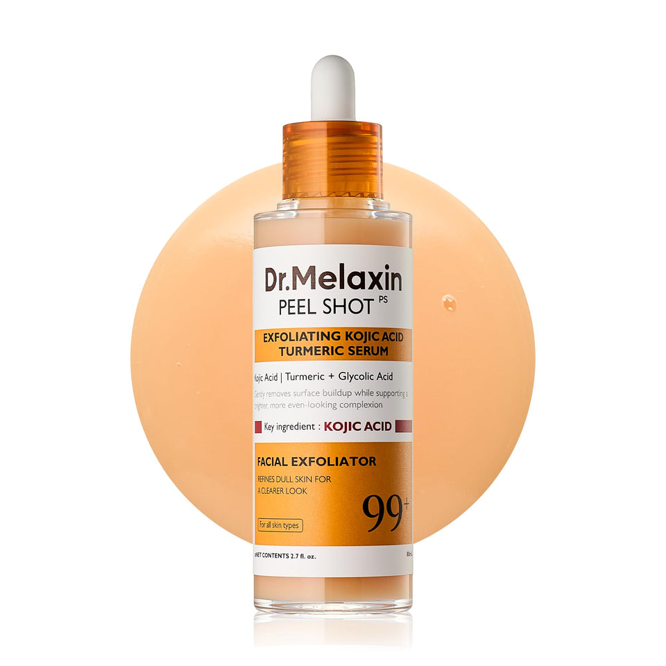 Dr.Melaxin front packaging showing bottle and label for brightening benefits