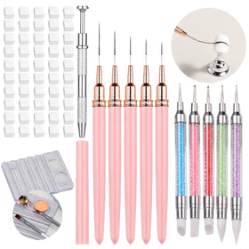 Dr.nail front packaging showing full 62-piece kit and organized tools benefit convenience