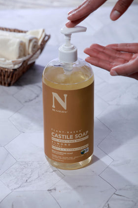Dr. Natural diluted for a gentle pet wash cleaning fur safely
