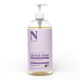 Dr. Natural front label showing 32 oz bottle and lavender scent benefit