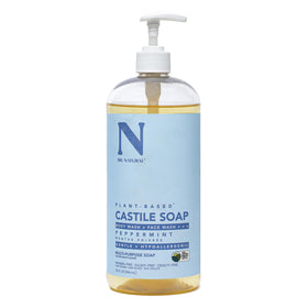 Dr. Natural peppermint front bottle showing branding and size benefits