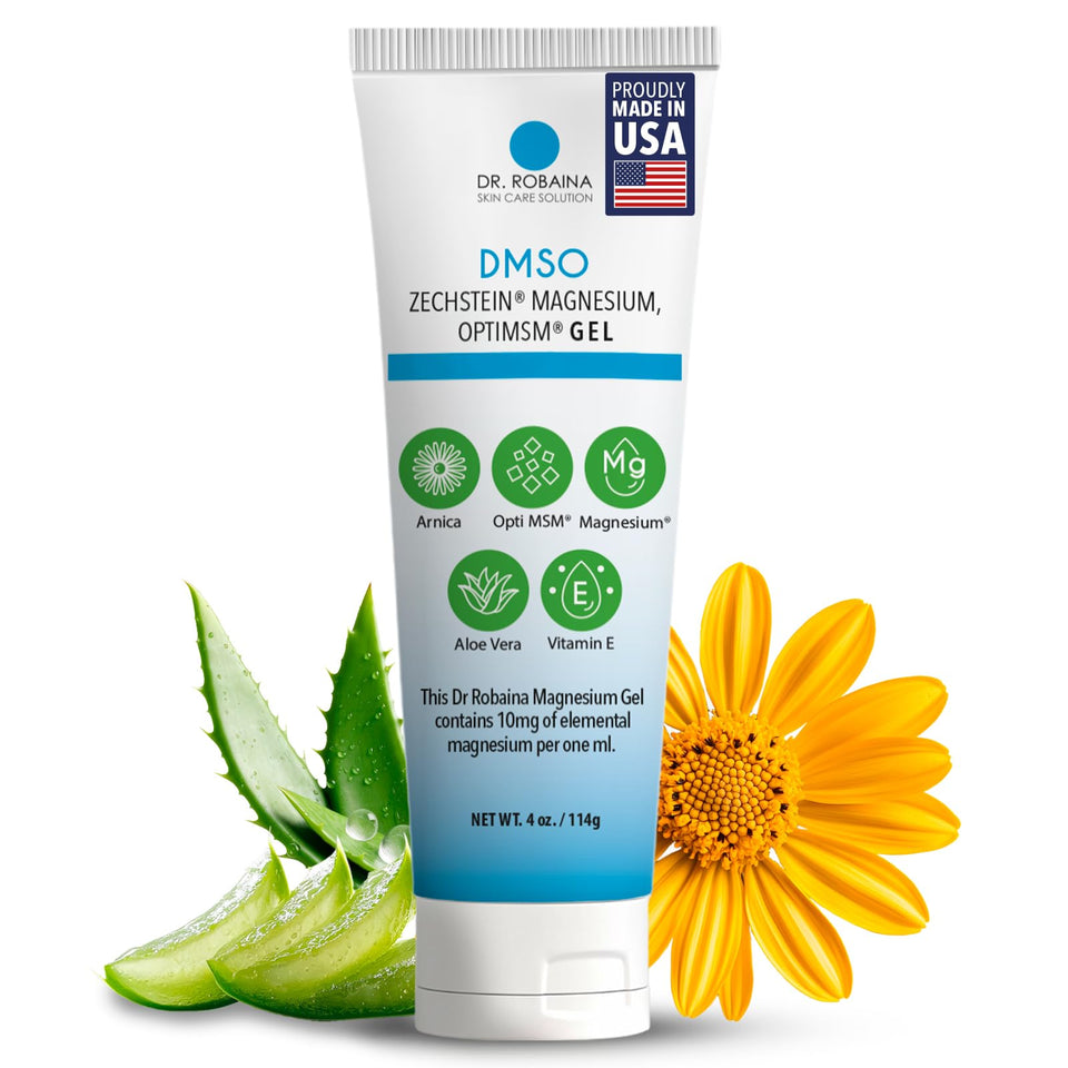 Dr. Robaina gel front packaging showing label and product benefits