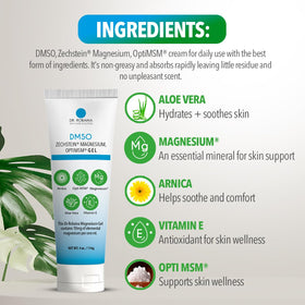 Dr. Robaina gel on bathroom shelf indicating everyday skincare routine convenience