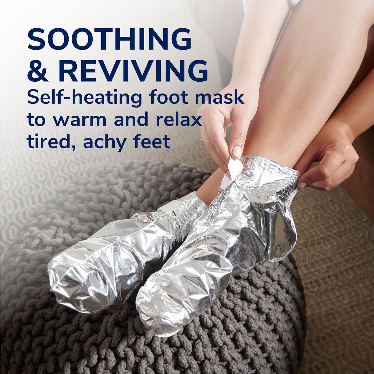 Dr. Scholl's open bootie interior fabric close-up showing warming layer benefit