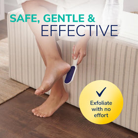 Dr. Scholl's soft-touch handle detail offering comfort and secure grip