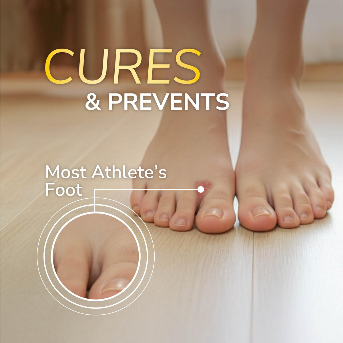 Dr. Scholl's cream texture detail illustrating fast-absorbing comfort