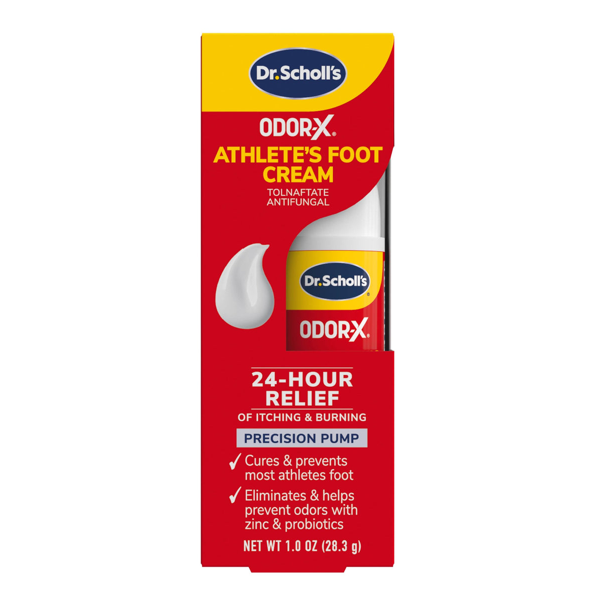 Dr. Scholl's front packaging showing product and relief benefit
