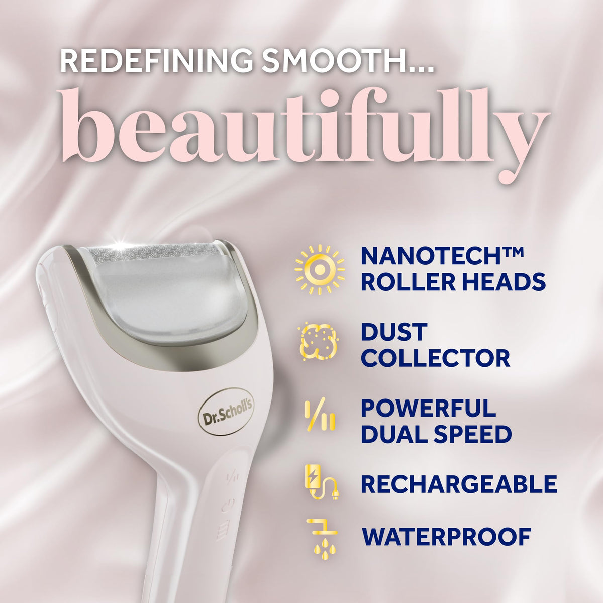 Dr. Scholl's Pedi Perfect in-hand use demonstrating comfortable grip and control