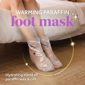 Dr. Scholl's melted paraffin wax close-up demonstrating warm texture for quicker absorption