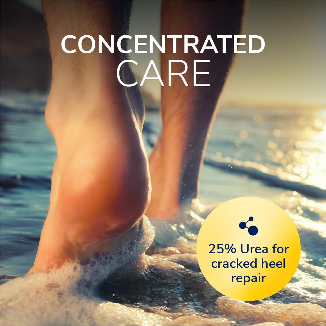 Dr. Scholl's 2.5oz tube beside ruler showing compact size and travel-friendly convenience