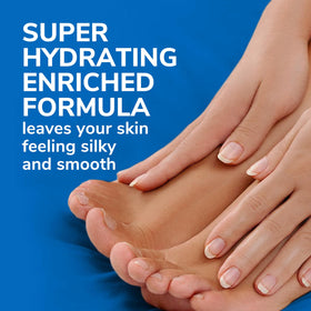 Dr. Scholl's serum texture closeup highlighting hydrating blend and spreadability