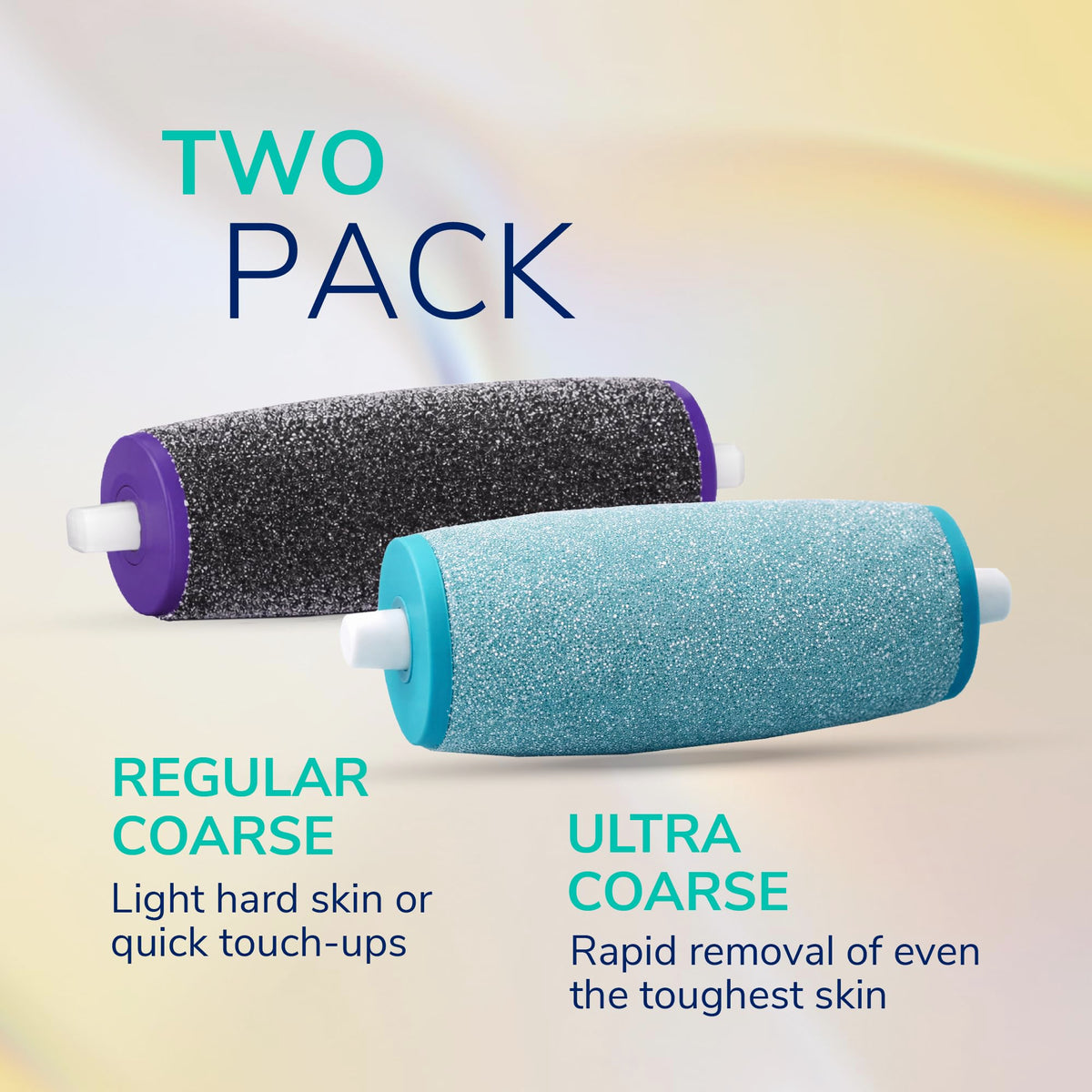 Dr. Scholl's Ultra Coarse roller close-up texture for rapid removal
