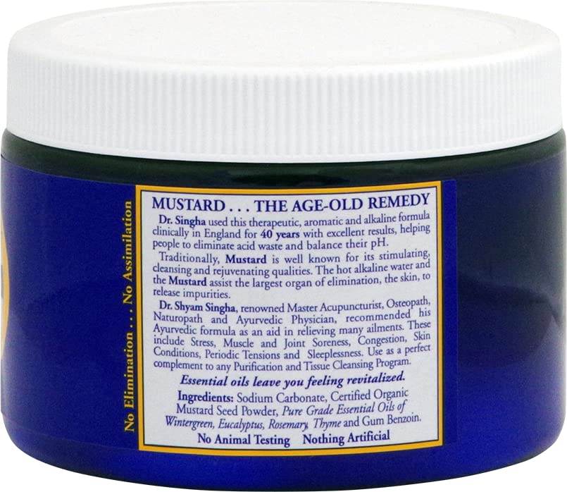 Dr. Singha's open jar with visible label detail for clear ingredient benefit