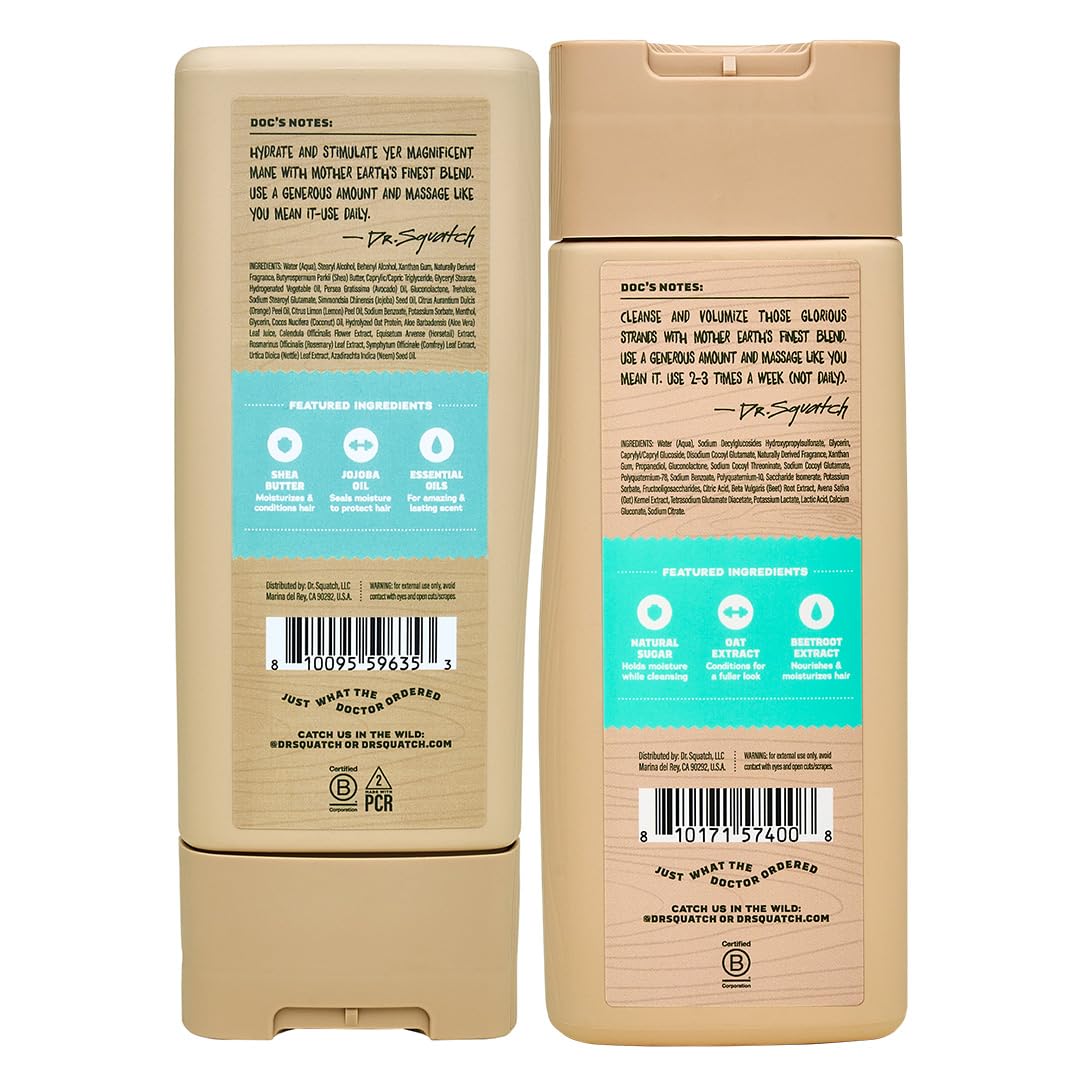 Dr. Squatch bathroom shelf lifestyle display showing attractive grooming setup